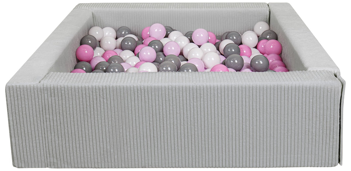 Velinda Corduroy Ball Pit with 300 Balls