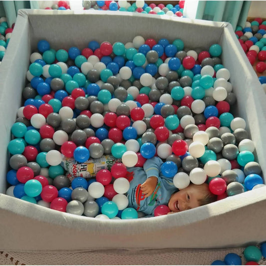Velinda 7cm ball pit balls in a foam ball pit