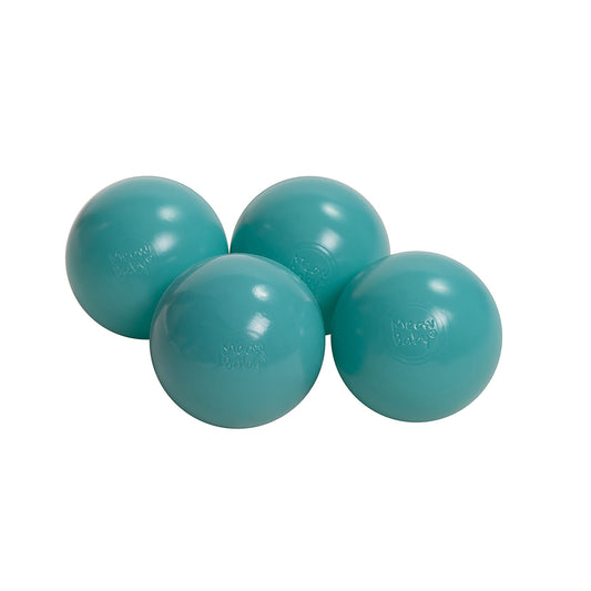 Soft Plastic Balls 7cm For The Ball Pit Certified 50 Pcs, Turquoise