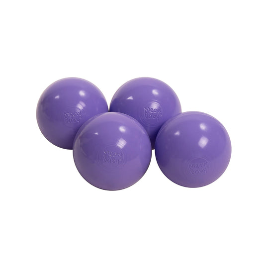 Soft Plastic Balls 7cm For The Ball Pit Certified 50 Pcs, Lilac