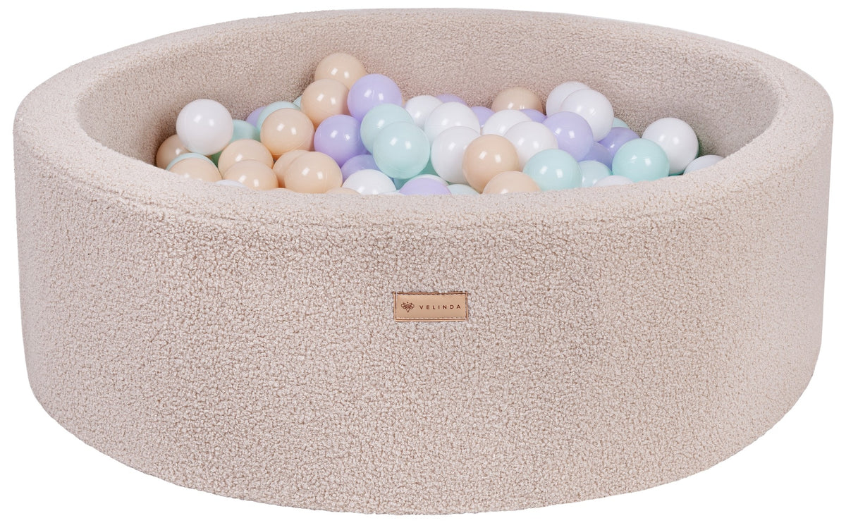 Bouclé Ball Pit with 300 Balls