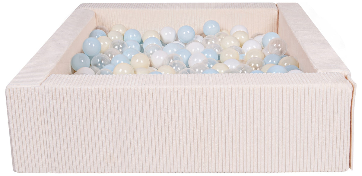 Velinda Corduroy Ball Pit with 300 Balls