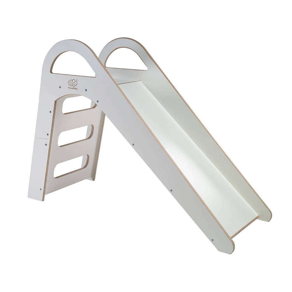 Wooden Slide Scandi, White