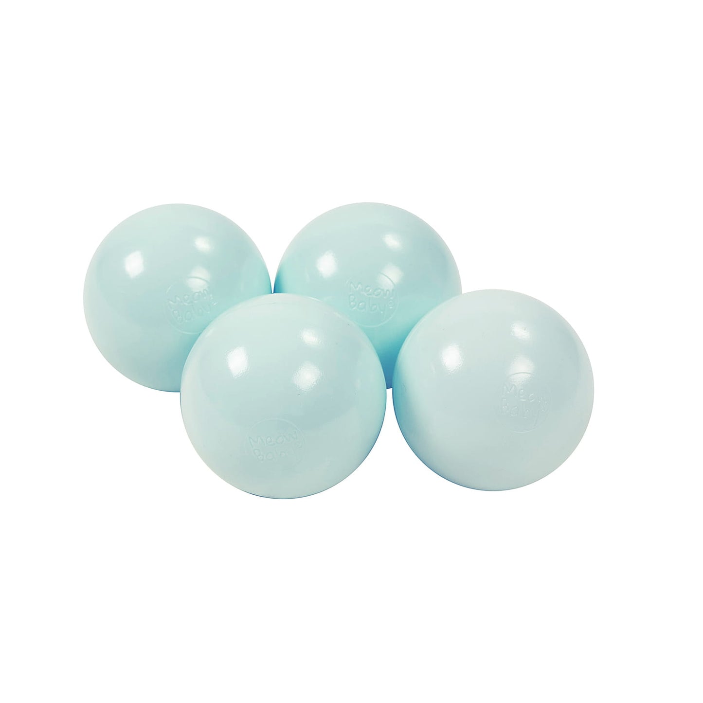 Soft Plastic Balls 7cm For The Ball Pit Certified 50 Pcs, Teal