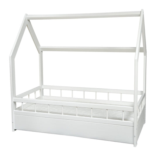 Velinda Scandinavian Kids Bed & ECO Mattress - Safe - 120cm High