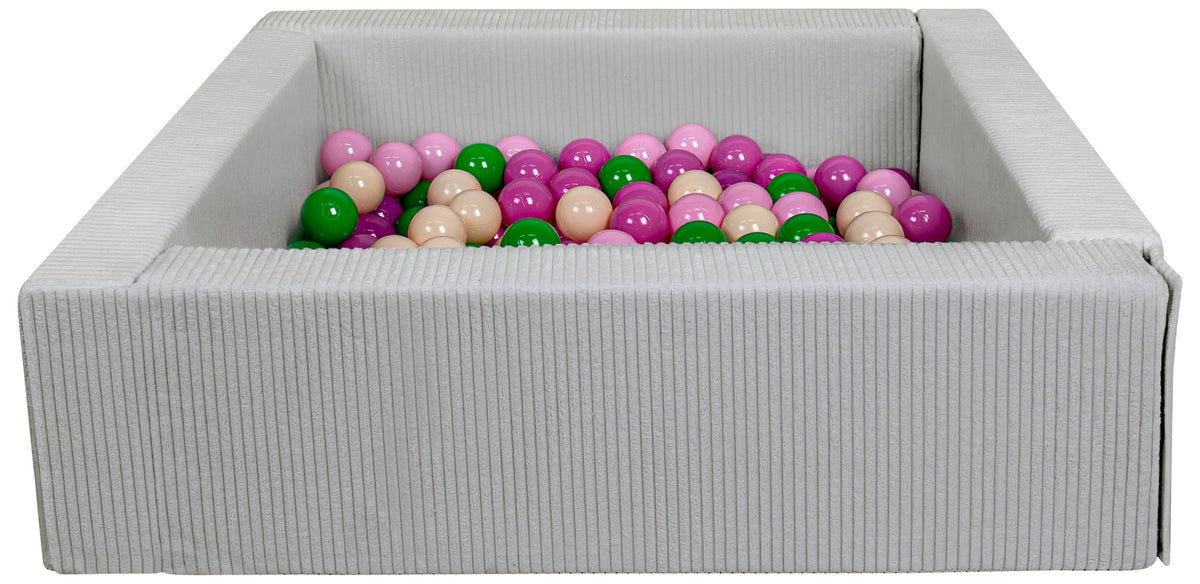 Velinda Corduroy Ball Pit with 200 Balls