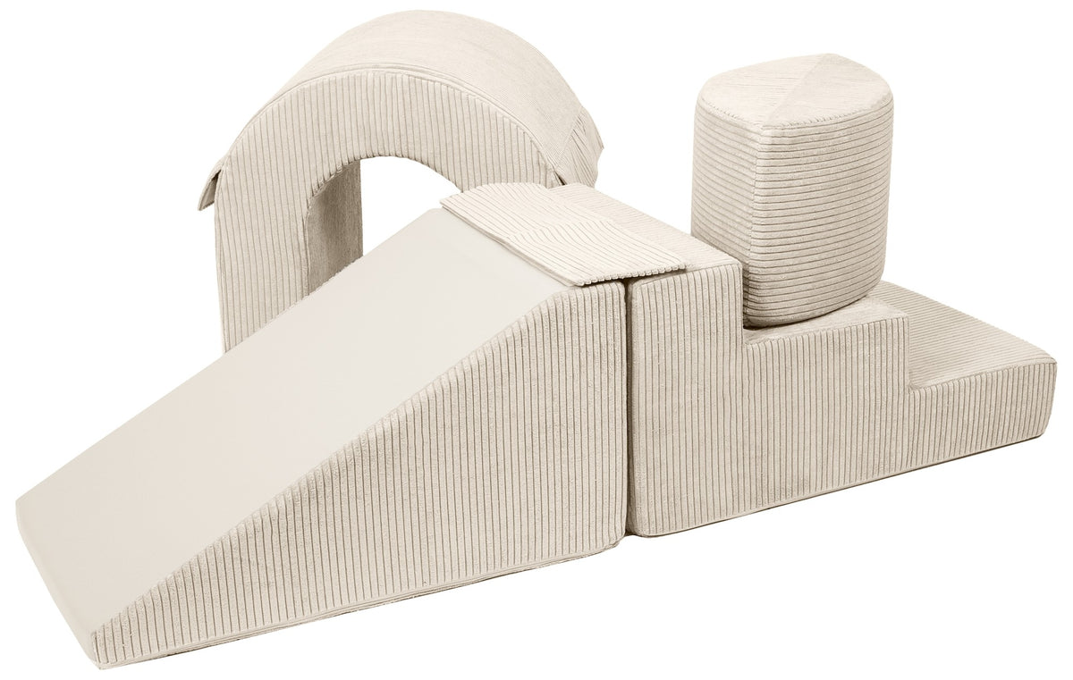 The Bridge Climbing Set - Soft Play, Indoor/Outdoor Fun, Kids Toy - Cream (corduroy)