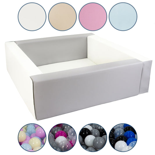 Square Eco-Leather Ball Pit