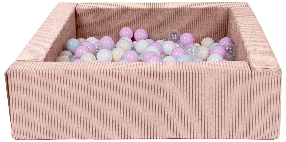 Velinda Corduroy Ball Pit with 200 Balls