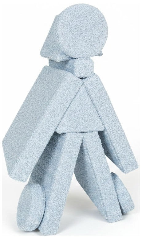 Bouclé Modular Kids Sofa, Foam Blocks