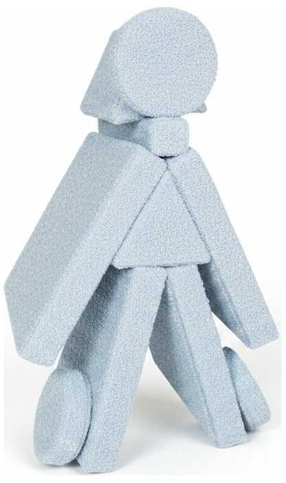 Bouclé Modular Kids Sofa, Foam Blocks