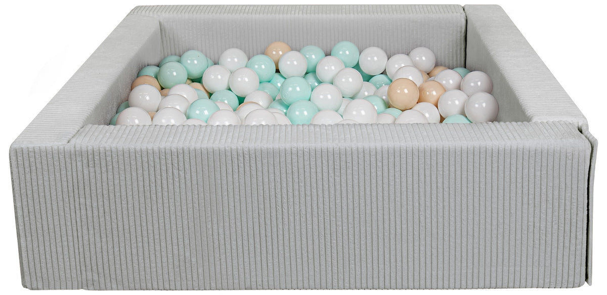 Velinda Corduroy Ball Pit with 300 Balls