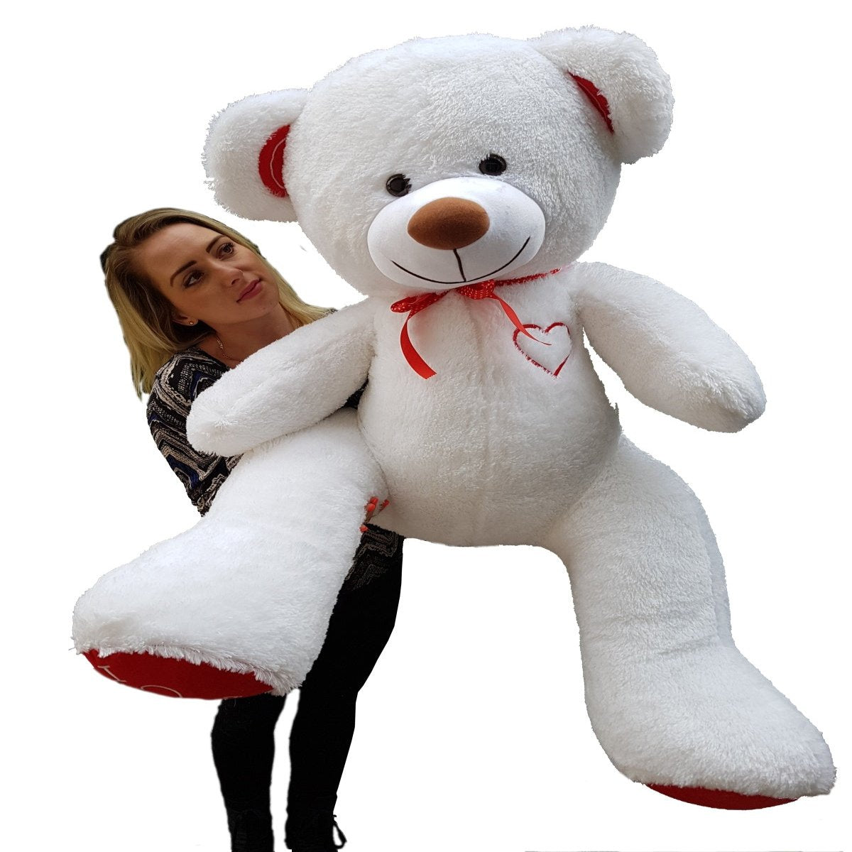 Velinda Plush Teddy Bear - 160cm - Soft High-Quality EU Made - Seated Height 85cm