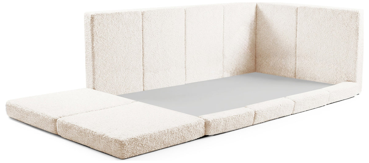 Modular Montessori Floor Bed with Mattress - Soft Foam