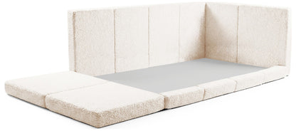 Modular Montessori Floor Bed with Mattress - Soft Foam