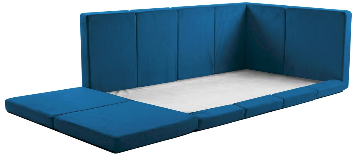 Modular Montessori Floor Bed with Mattress - Soft Foam