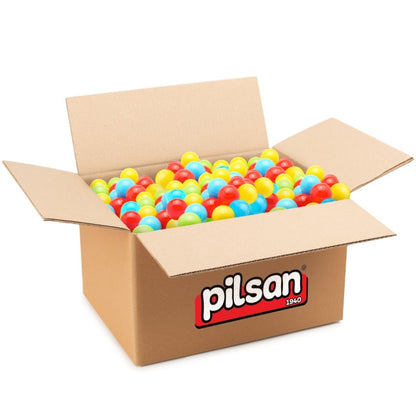 Ball Pit Balls - 7 CM - 500 PCS - Commercial Grade - Mixed Colours - Non-PVC Plastic - Non-Toxic and BPA Free - Premium Quality