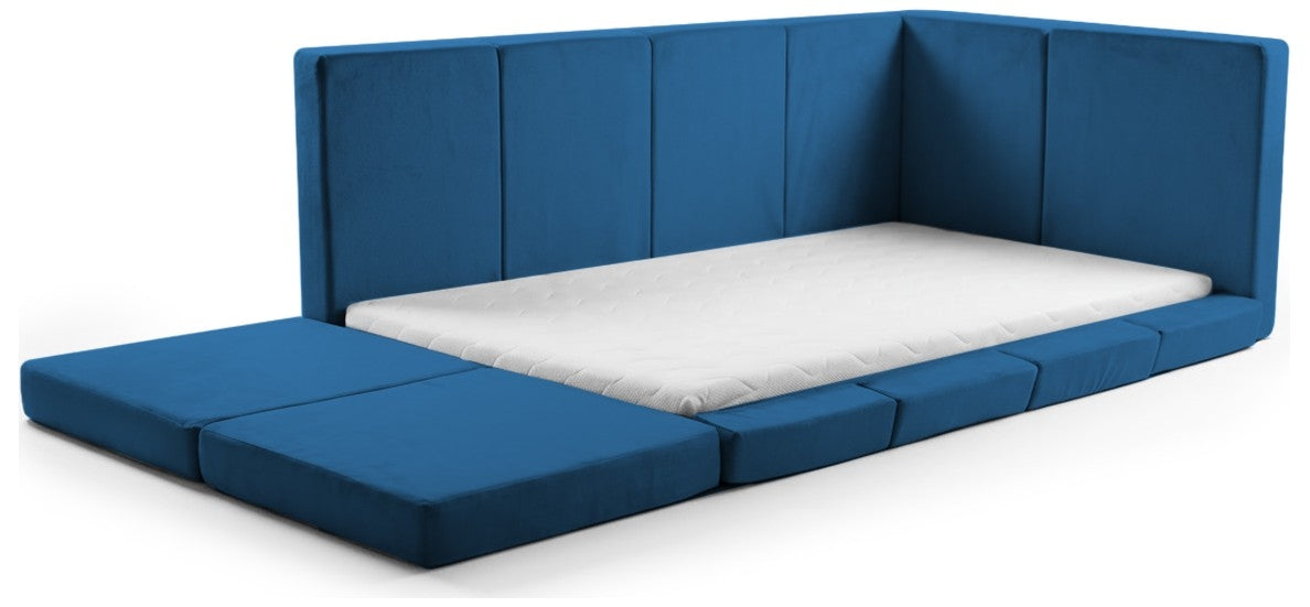 Modular Montessori Floor Bed with Mattress - Soft Foam