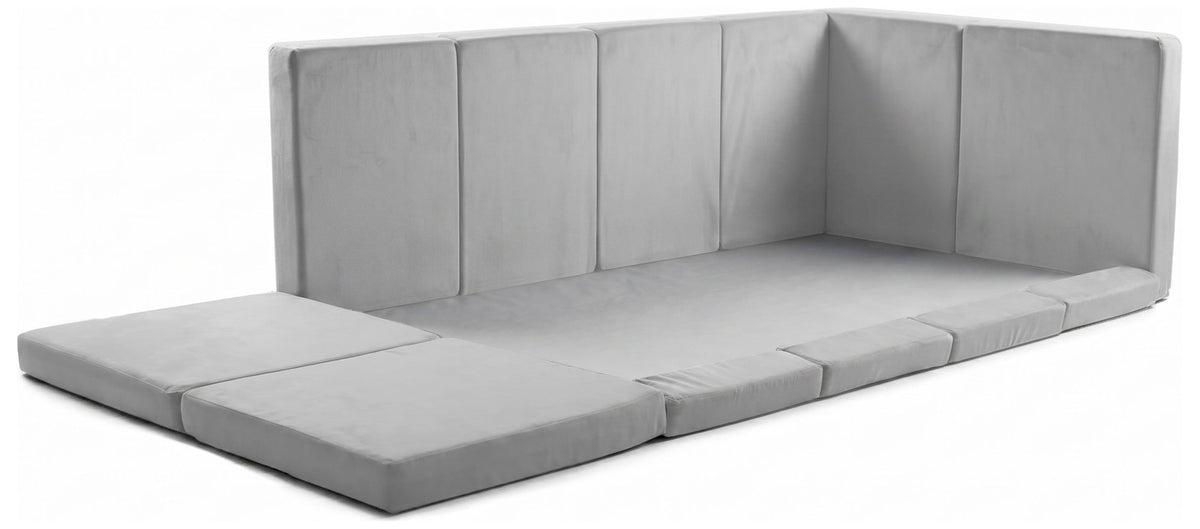 Modular Montessori Floor Bed with Mattress - Soft Foam