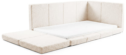 Modular Montessori Floor Bed with Mattress - Soft Foam