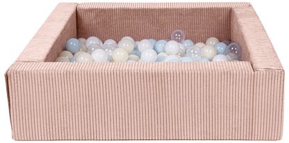 Velinda Corduroy Ball Pit with 200 Balls