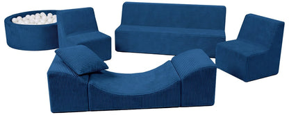 Kids Foam Sofa Set with Ball Pit for Hotels and Restaurants