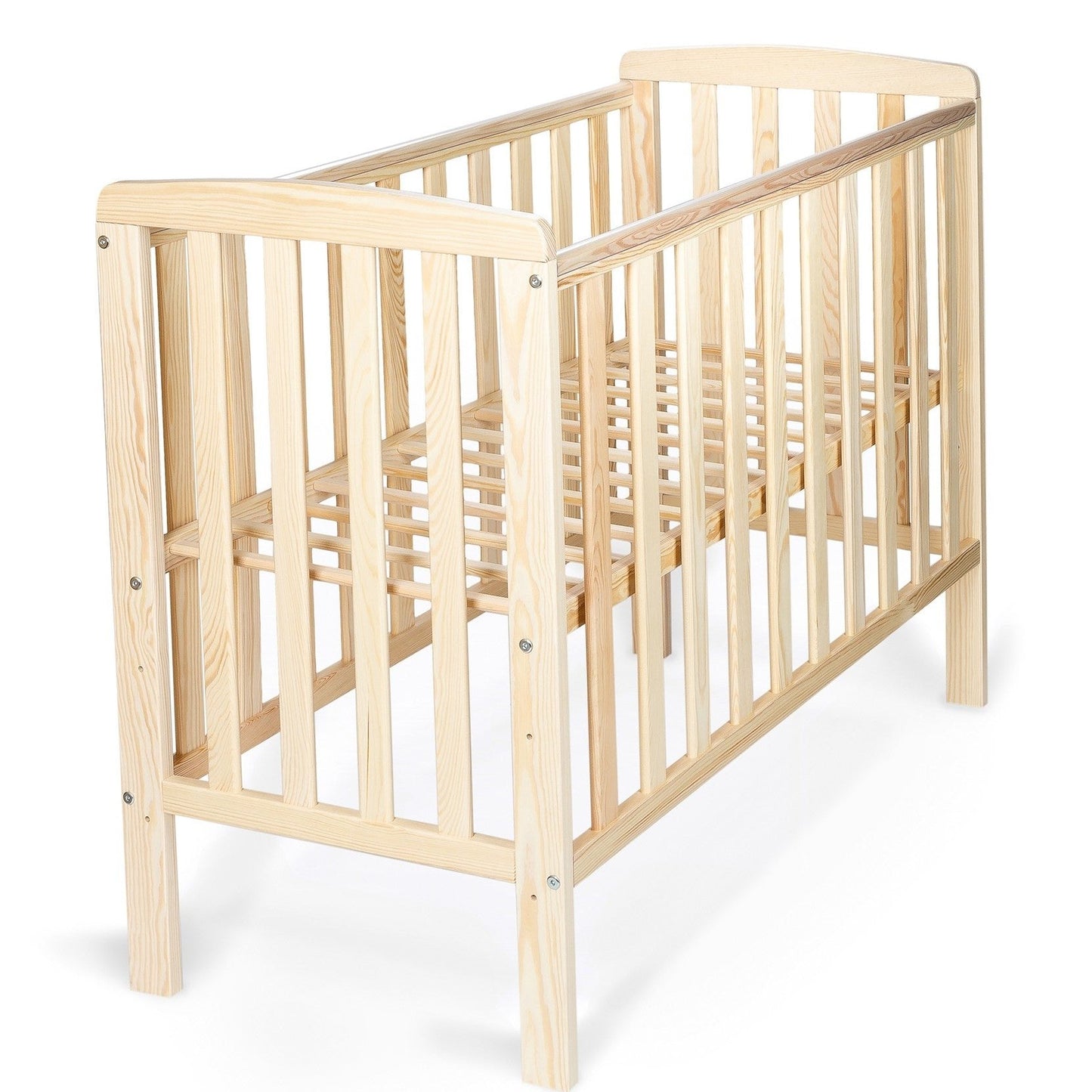 Velinda Elephant Cot Bed - Safe, Stylish Pine Wood Design for Babies