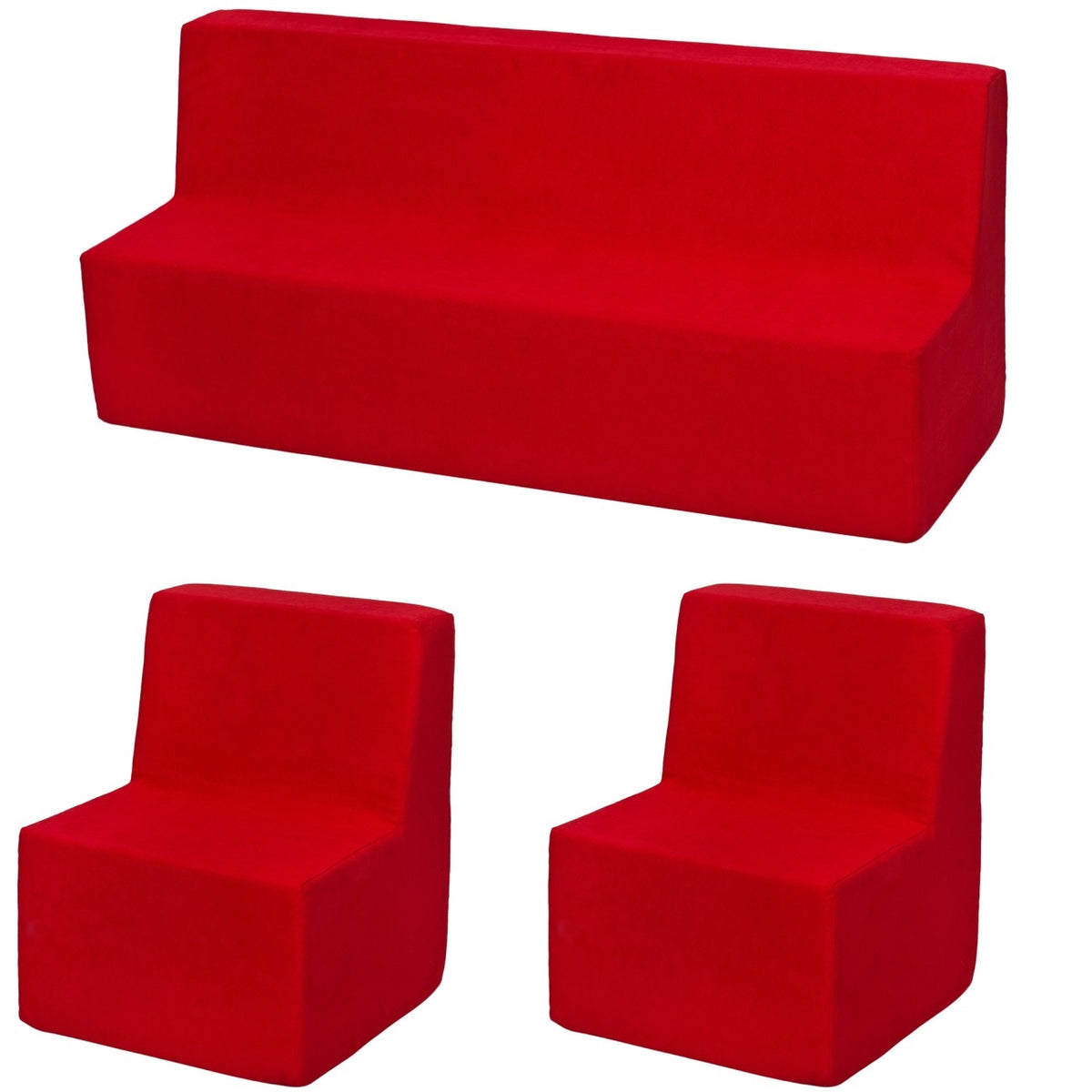Kids Furniture Set: 2xarmchair + Sofa