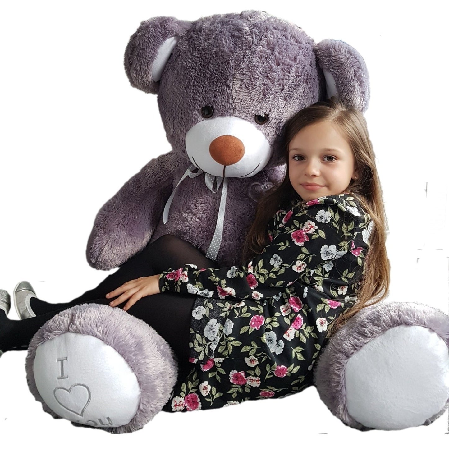 Velinda Plush Teddy Bear - 160cm - Soft High-Quality EU Made - Seated Height 85cm