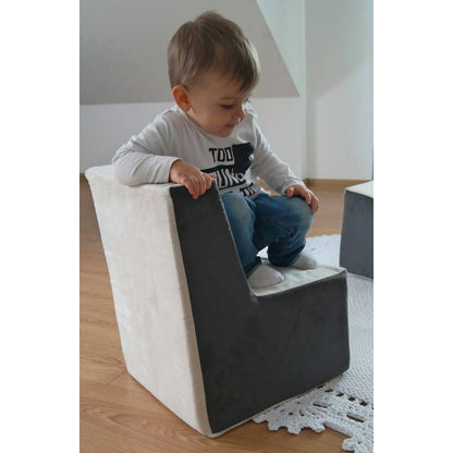 Velinda Soft Foam Kids Chair - Comfy Nursery Seat - Play & Relax Furniture