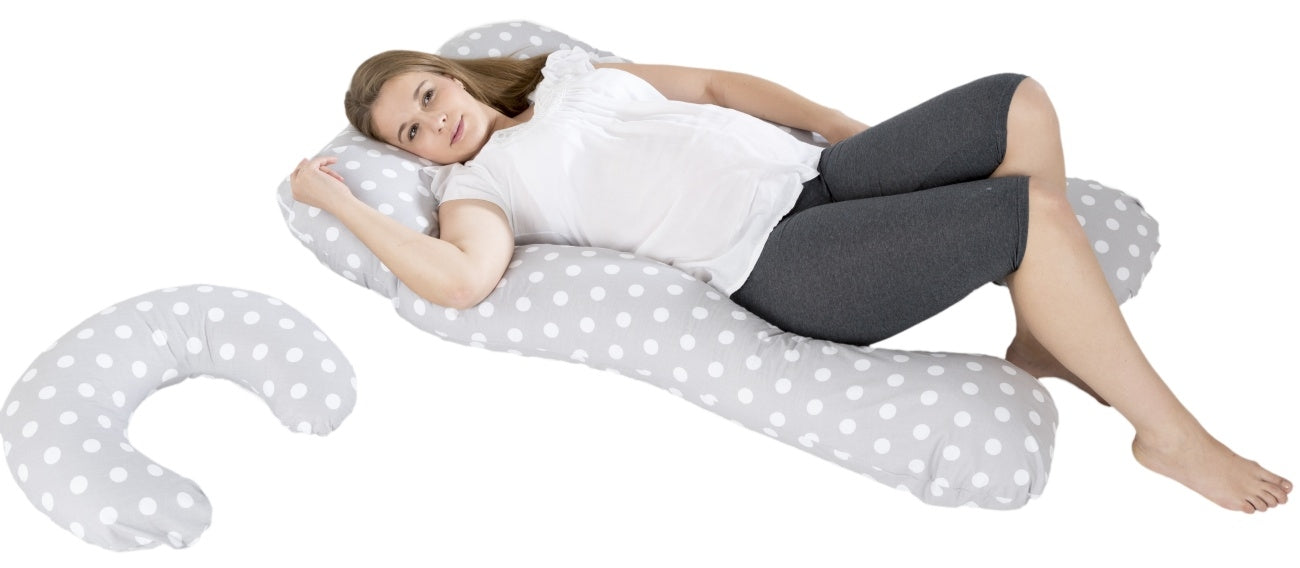 Velinda Pregnancy Pillow - Supportive - Washable Cover - Polyester Filling