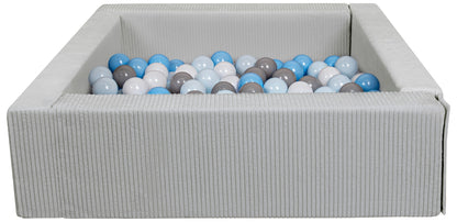 Velinda Corduroy Ball Pit with 200 Balls