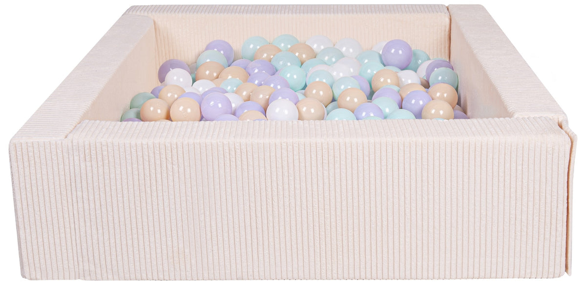 Velinda Corduroy Ball Pit with 300 Balls