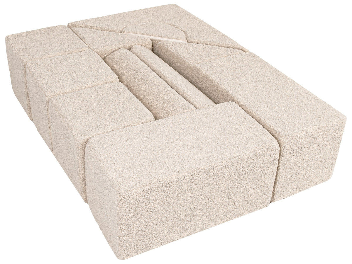 Bouclé Castle Set of 11 Large Foam Blocks