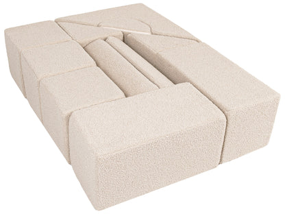 Bouclé Castle Set of 11 Large Foam Blocks