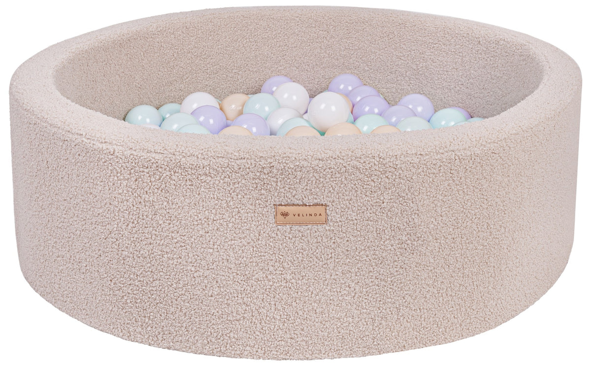 Bouclé Ball Pit with 300 Balls