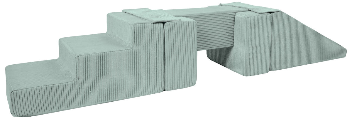Footbridge + Slide Set of 5 Large Foam Blocks