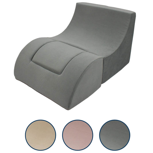 Velinda Small Fold-Out Kids Chair - Soft Armchair, Chaise Longue, Relax Pouffe