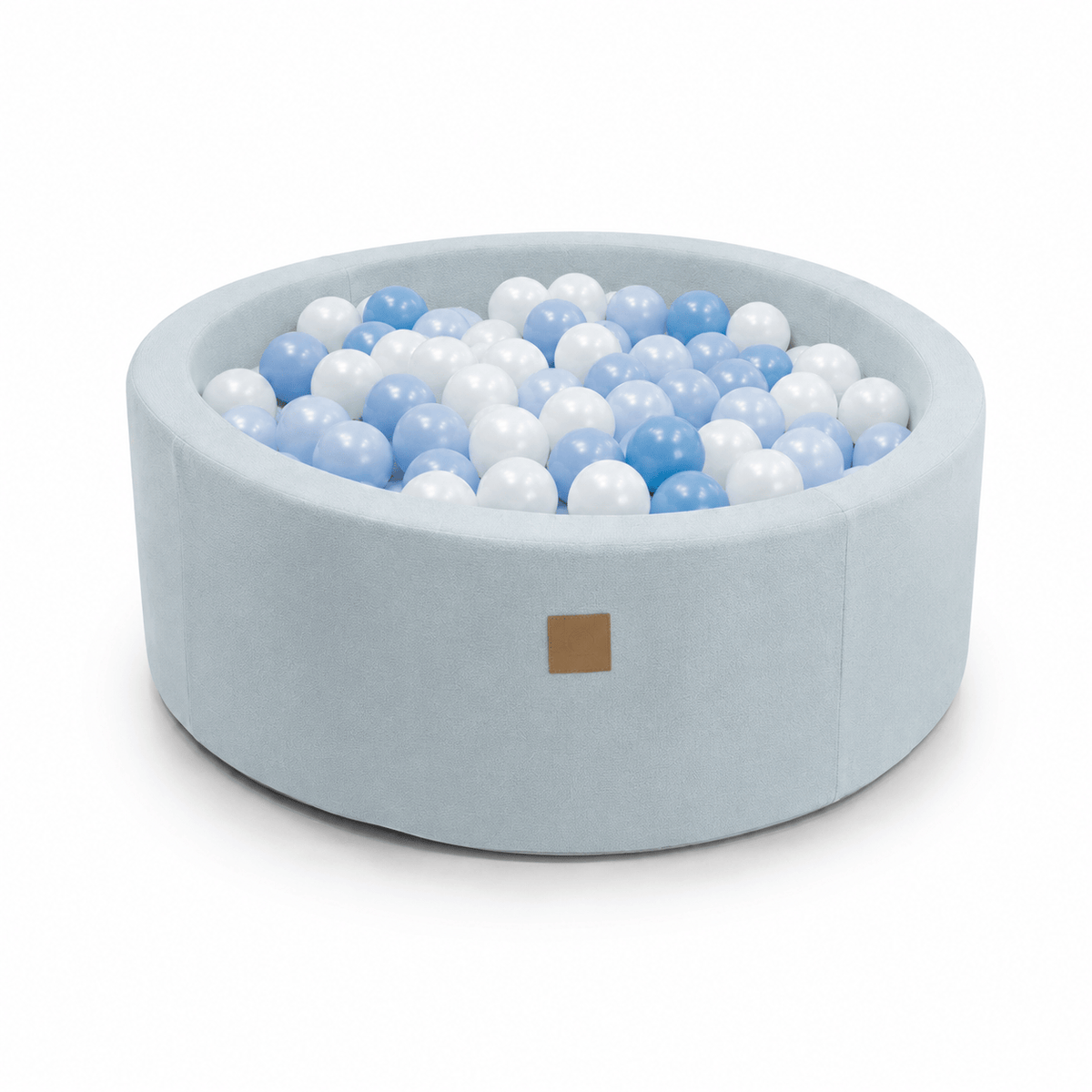 Outzy Round Ball Pit without Balls, 90x30cm, Cloudberry Sky Blue