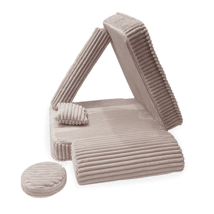 Churros Kids Play Armchair, 80cm, Pebble Beige