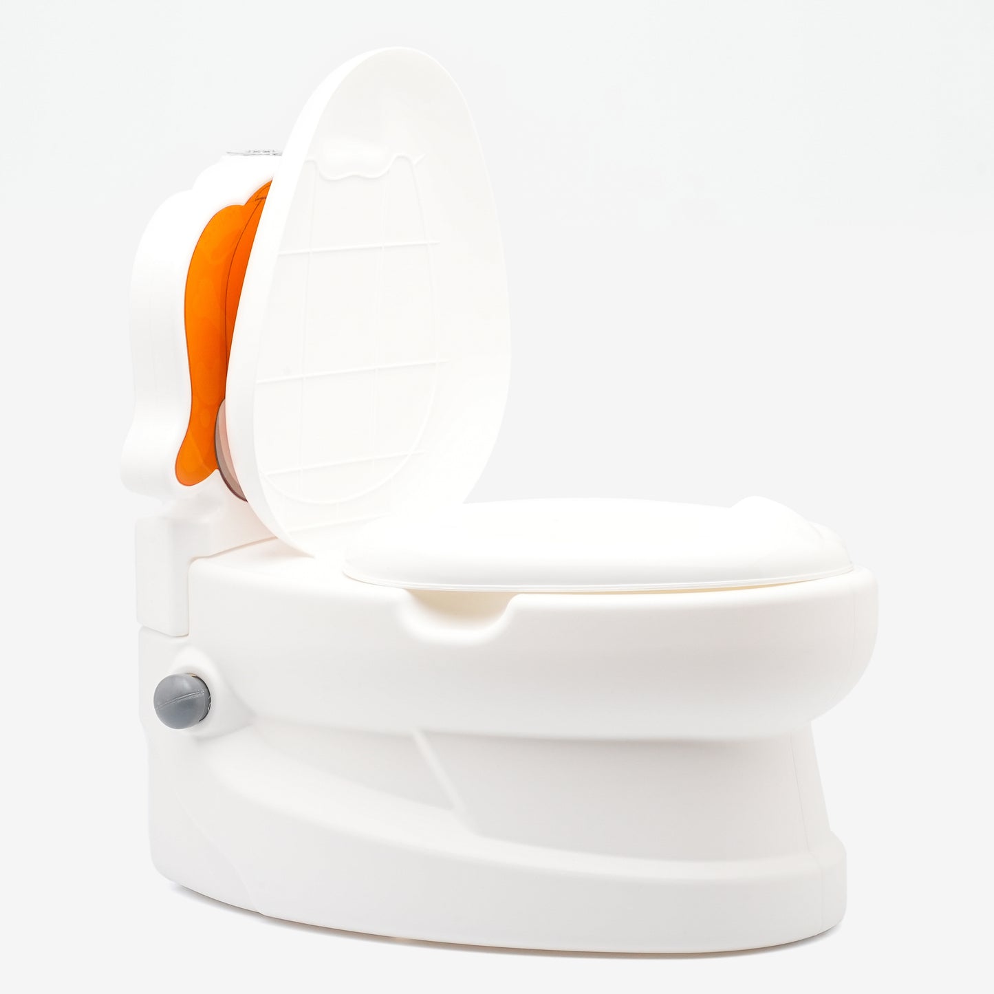 Potty Training Toilet for Boys and Girls with Lid Toilet Paper Holder and Flush Sound – Perfect for Toddler Potty Training