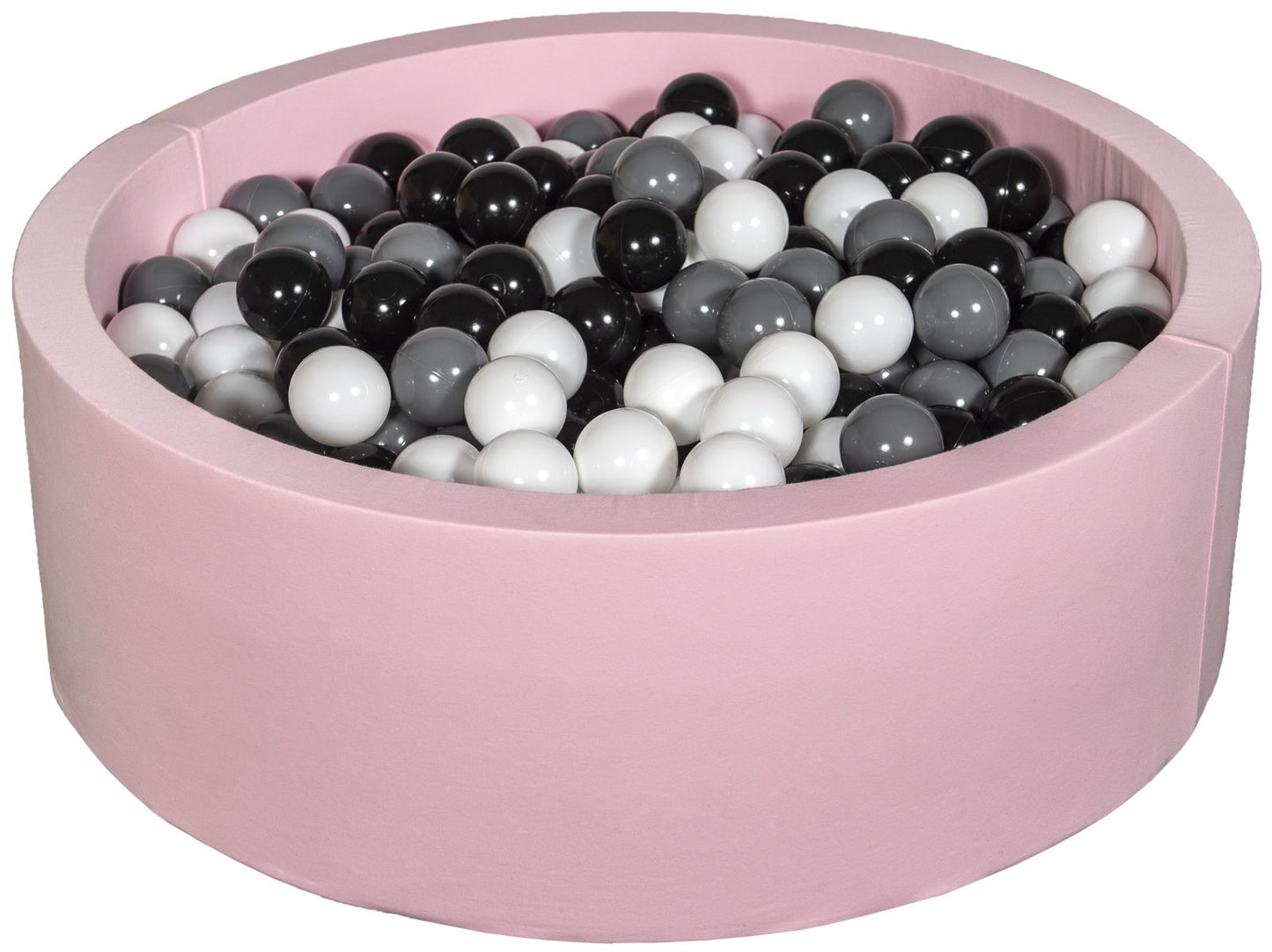 Velinda Soft Jersey Ball Pit with 450 Balls - Pink, Baby & Kids Play Gift, 90cm