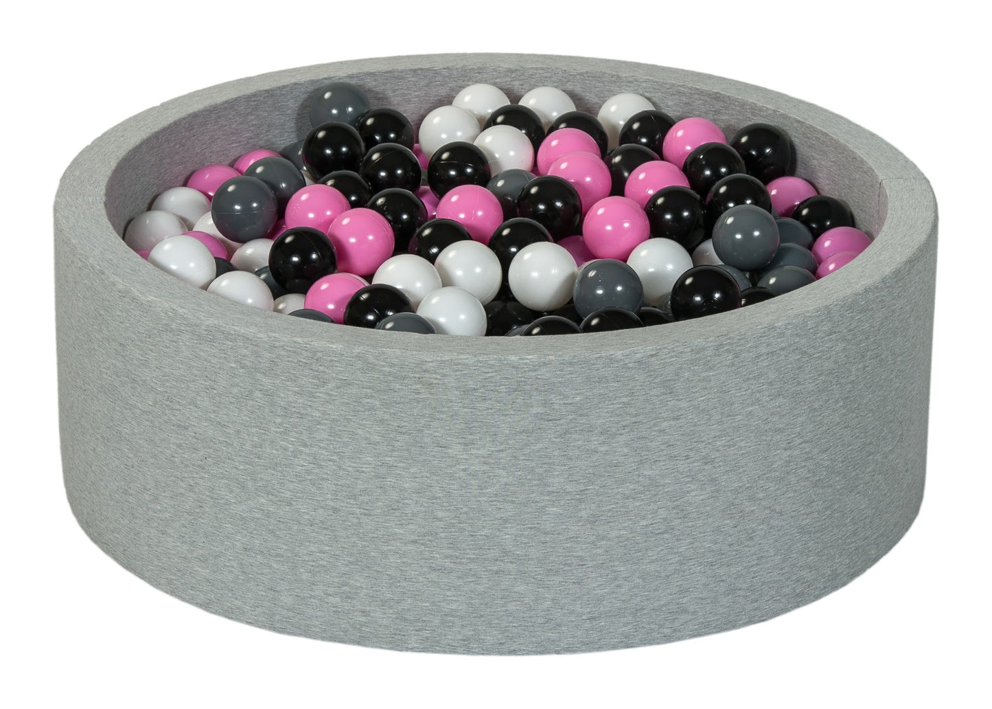 Velinda Soft Jersey Ball Pit with 450 Balls - Baby & Kids Play Gift - 90cm