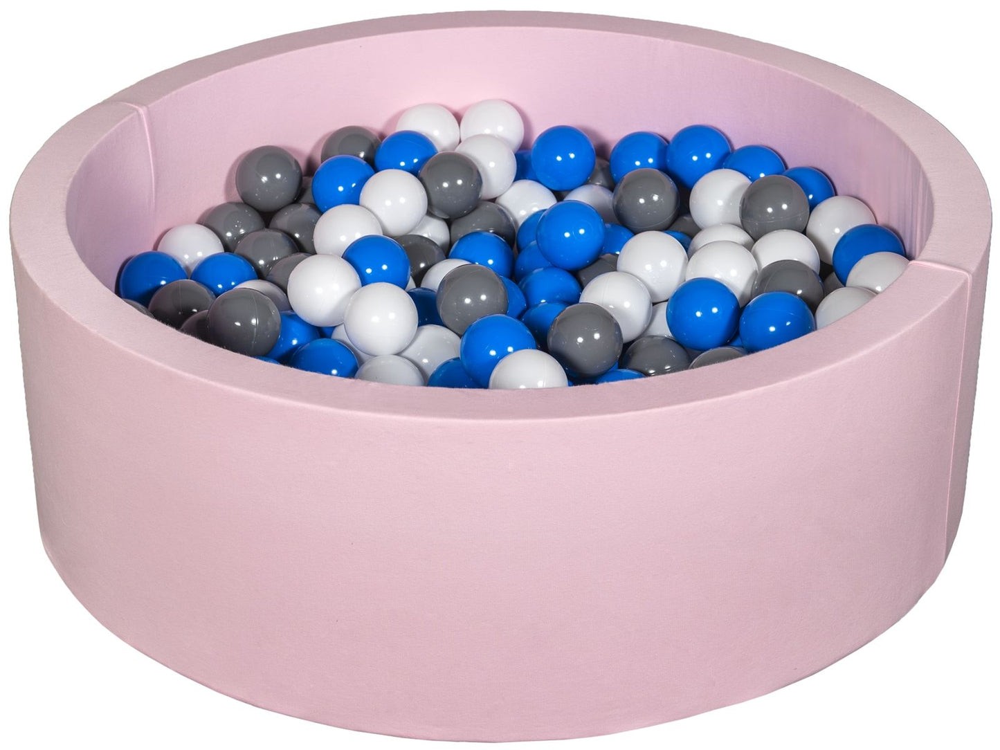 Velinda Soft Jersey Ball Pit with 200 Balls - Pink, Baby & Kids Play Gift, 90cm