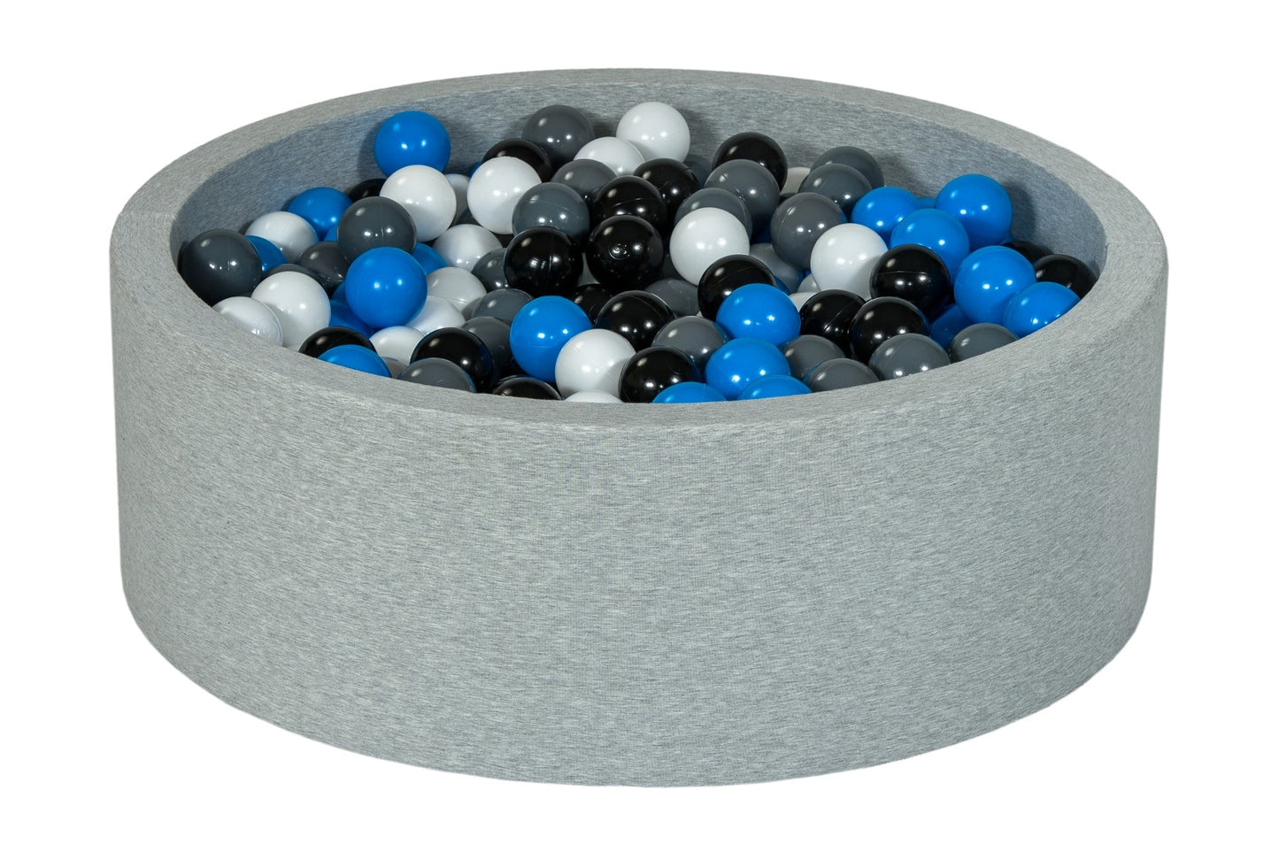 Velinda Soft Jersey Ball Pit with 450 Balls - Baby & Kids Play Gift - 90cm