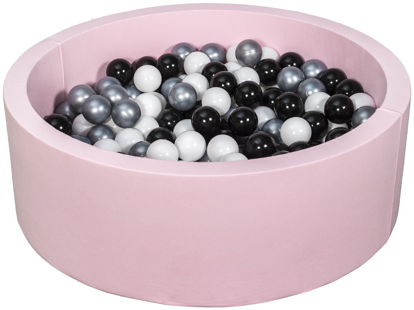 Velinda Soft Jersey Ball Pit with 300 Balls - Pink, Baby & Kids Play Gift, 80cm