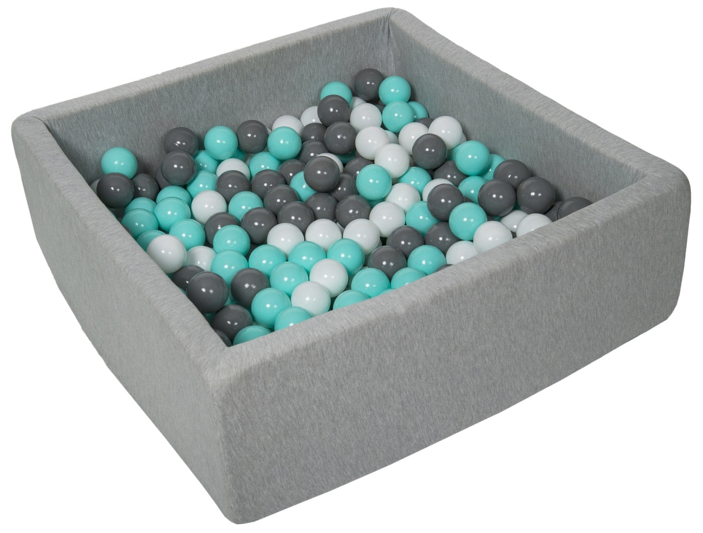 Velinda Soft Jersey Ball Pit with 300 Balls - 80x80cm, Baby & Kids Play Gift