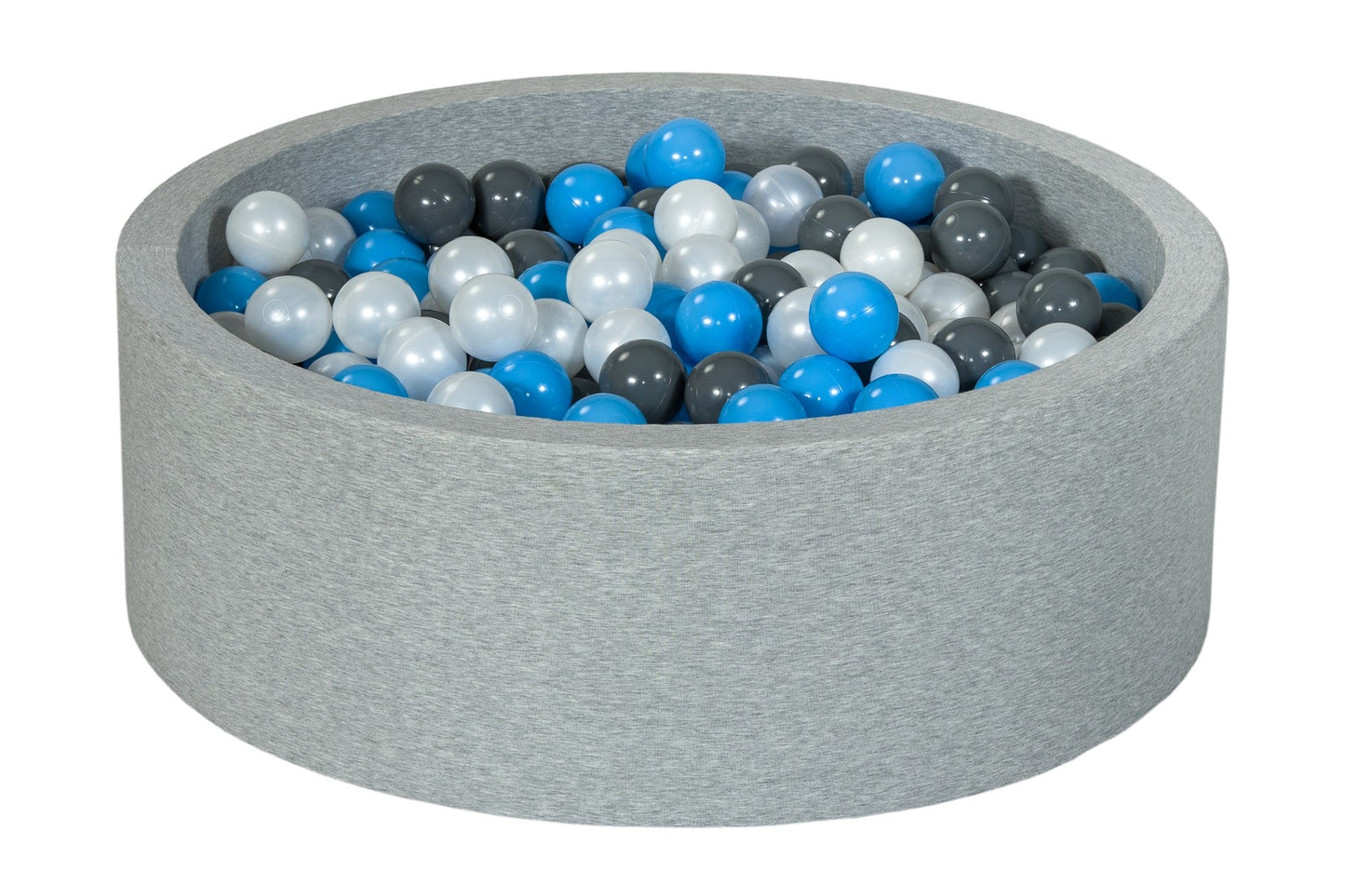 Velinda Soft Jersey Ball Pit with 450 Balls - Baby & Kids Play Gift - 90cm