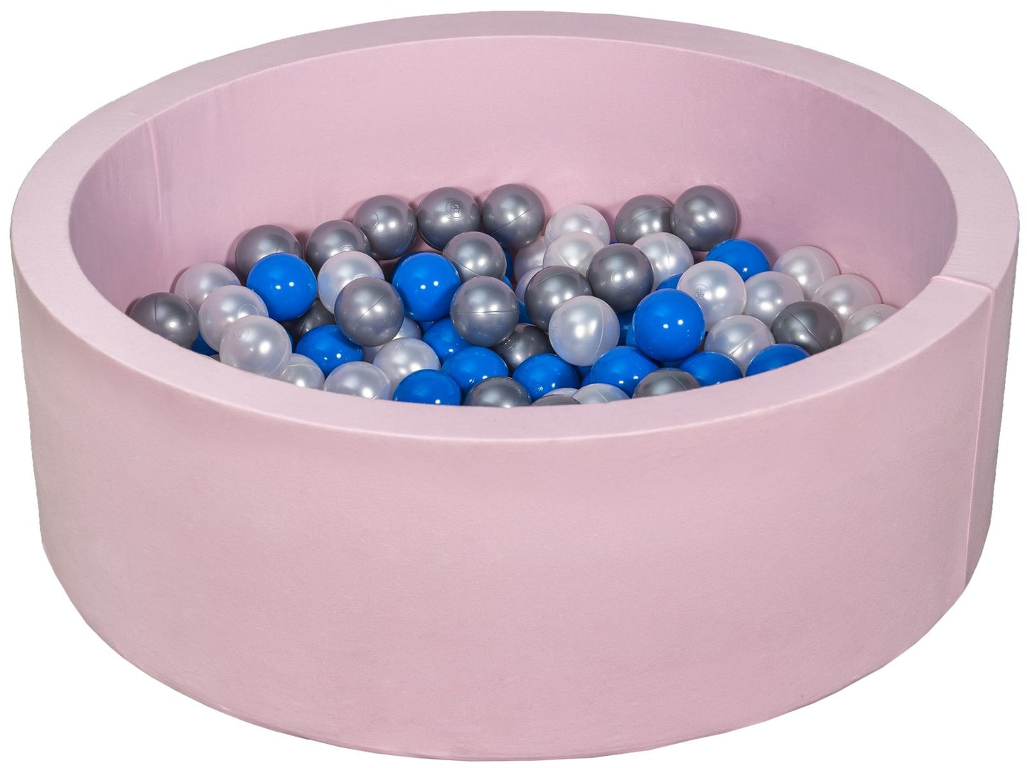 Velinda Soft Jersey Ball Pit with 150 Balls - Pink, Baby & Kids Play Gift, 90cm