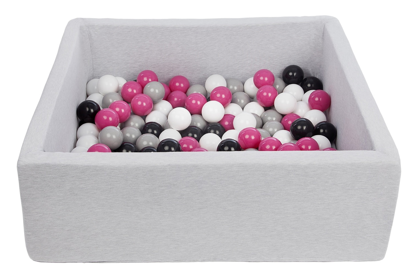 Velinda Soft Jersey Ball Pit with 150 Balls - 90x90cm, Baby & Kids Play Gift